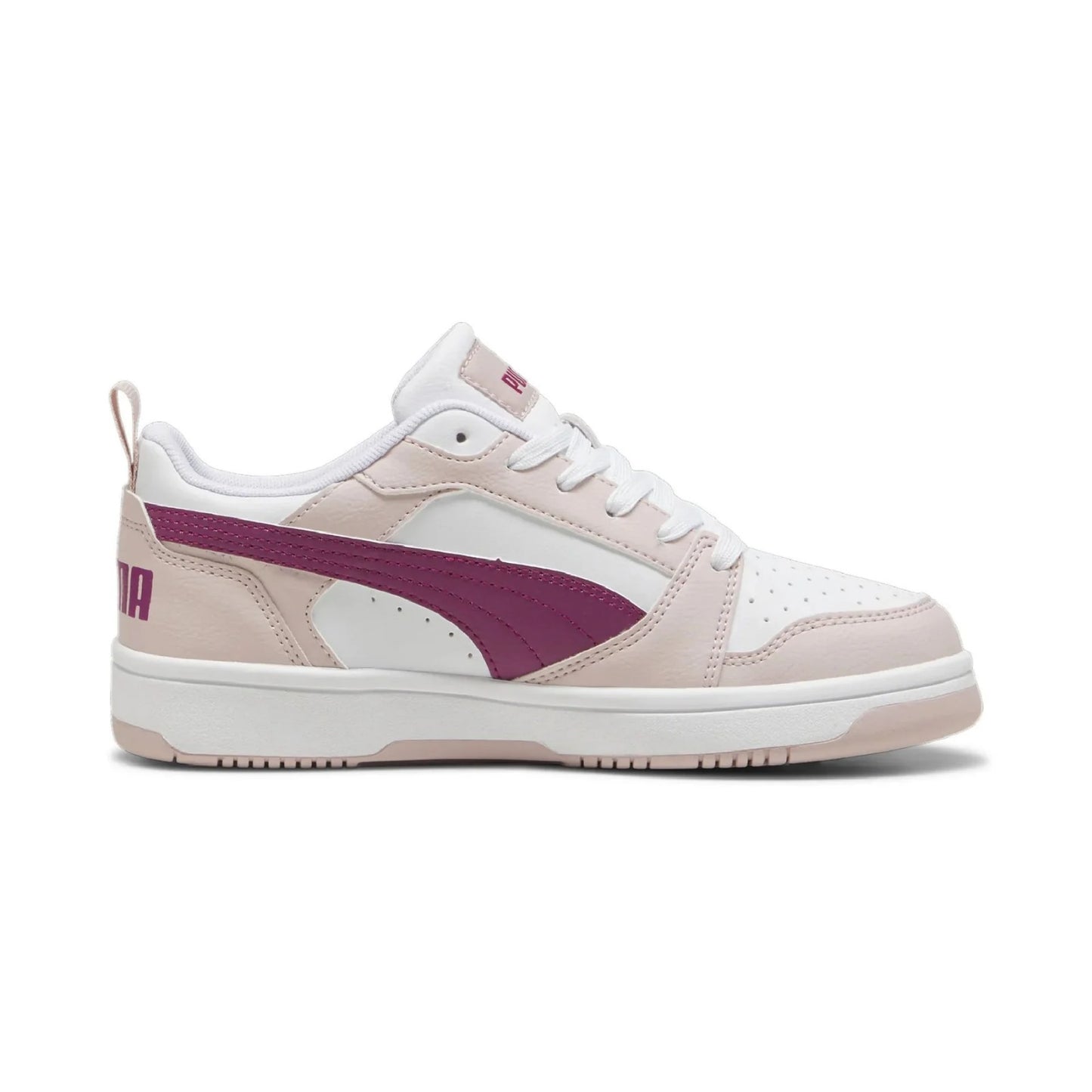 PUMA REBOUND V6 LO JR MAUVE MIST-MAGENTA GLEAM-PUMA WHITE 393833-14