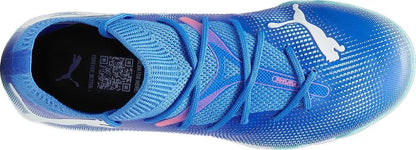 PUMA FUTURE 7 MATCH TT + MID JR BLUEMAZING-PUMA WHITE-ELECTRIC PEPPERMINT 107948-01