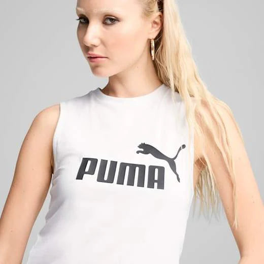 PUMA ESS NO. 1 LOGO SLIM TANK WHITE 684968-02