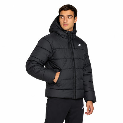 Nike Sportswear Therma-FIT Loose Puffer Jacket Piumino Uomo Giacca Imbottita Invernale Vestibilità Ampia Zip Intera Nero Taglie M-XL IO4895-010