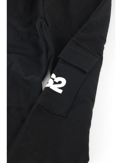 DS2 PANTALONE CARGO 100% COTONE NERO FW25K071
