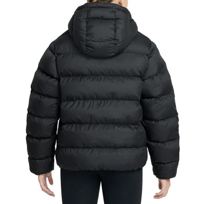 Nike Sportswear All Day Play Therma-FIT Piumino Bambino Unisex Ragazzo Ragazza Imbottitura Sintetica Idrorepellente Nero Bianco S-XL HQ4976-010