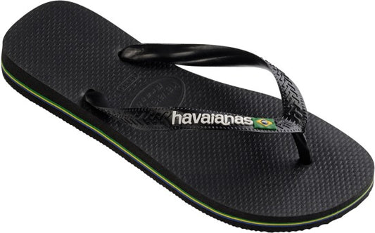 Havaianas BRASIL LOGO BLACK/BLACK  BLACK/BLACK 4110850-1069