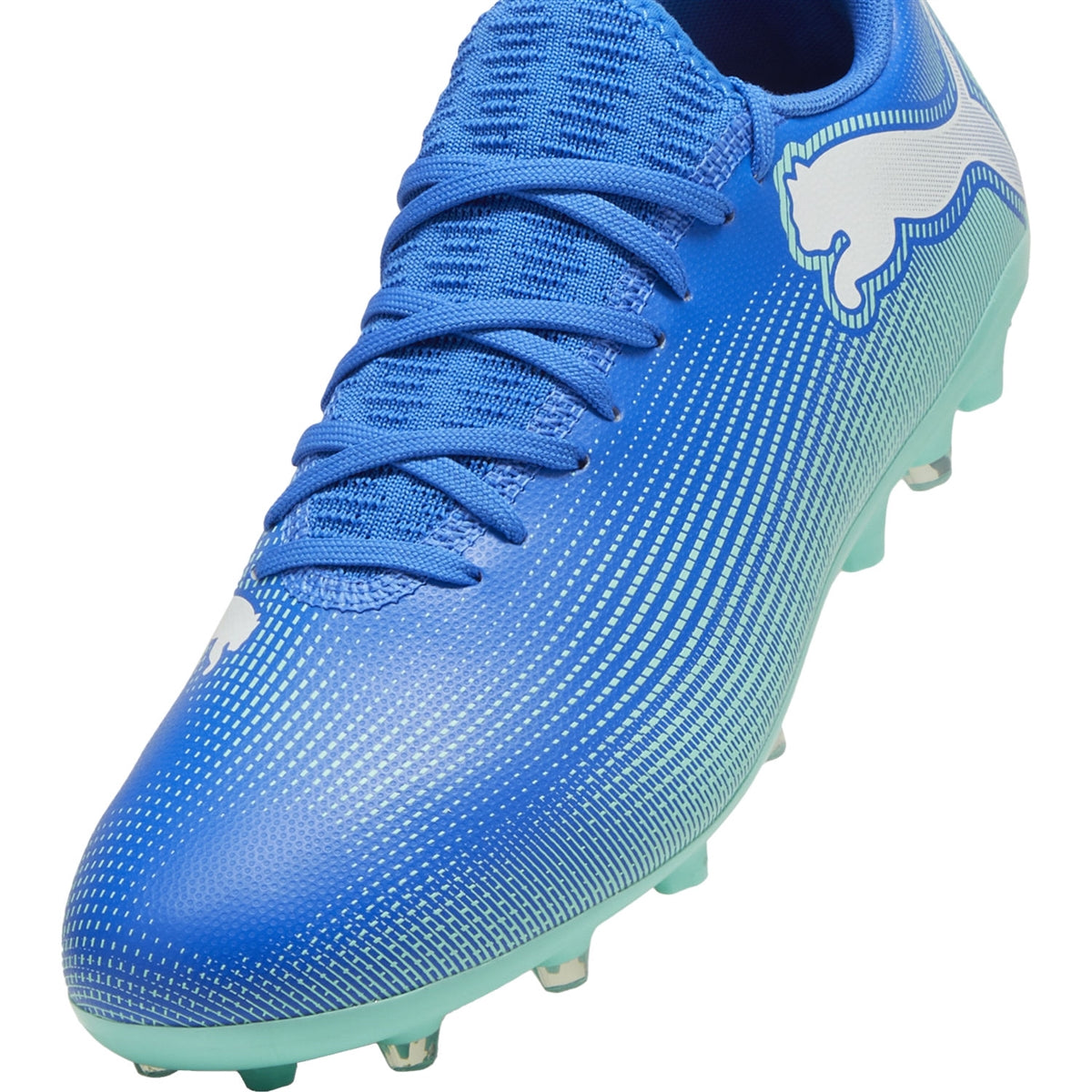 PUMA FUTURE 7 PLAY MG HYPERLINK BLUE-MINT-PUMA WHITE 107941-01