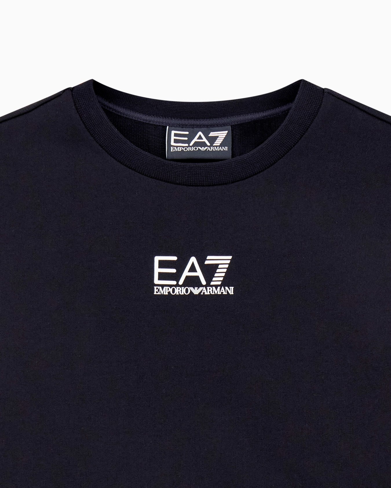 EA7 Felpa nera bambino elegante e confortevole, ideale per uno stile casual 7B000025-UC001