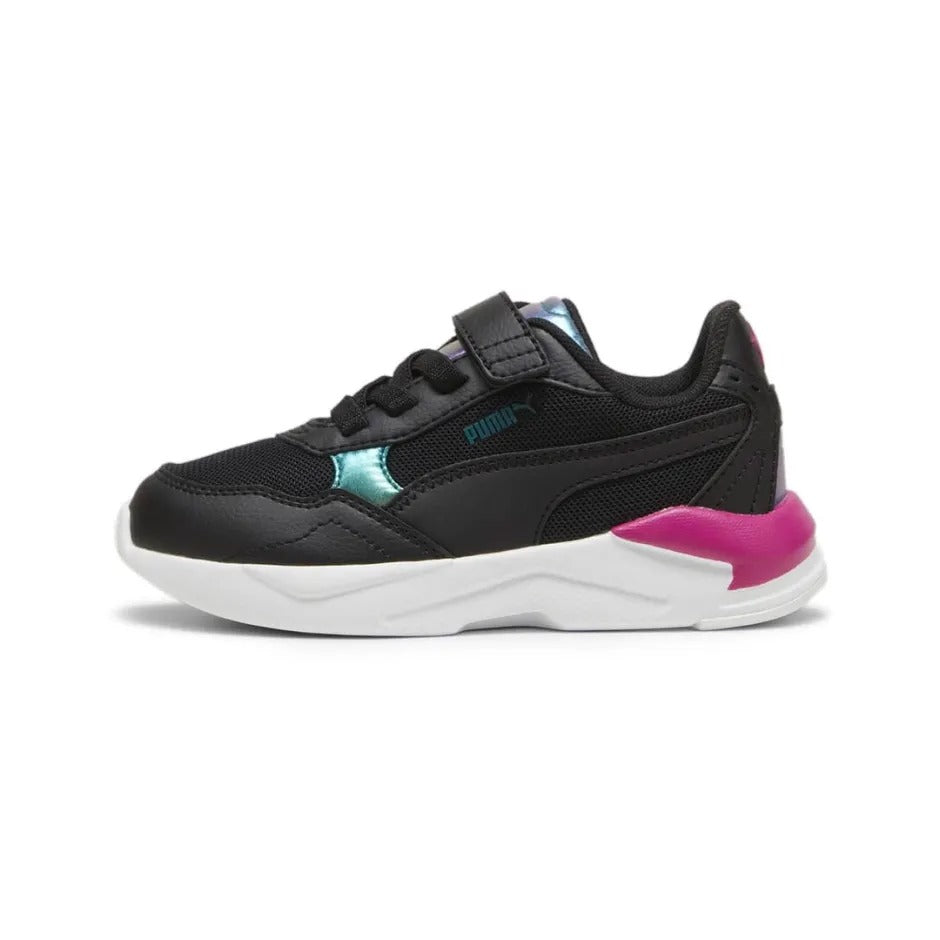 PUMA X-RAY SPEED LITE BOUNCY SKY AC PS PUMA BLACK-COLD GREEN-MAGENTA GLEAM 398006-02