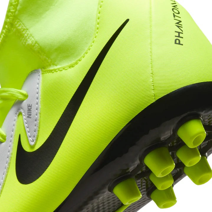 NIKE JR. PHANTOM LUNA 2 ACADEMY METALLIC SILVER/BLACK-VOLT FJ2605-003