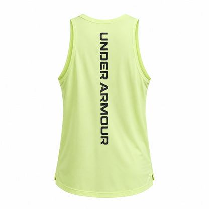 Under Armour Baseline Cotton Tank – Canotta uomo giallo in jersey di cotone – 1361901-727