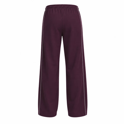 Under Armour Rival Shimmer Pant Da donna 6013561-526 – Viola, pantaloni wide leg in cotone con effetto shimmer per look sportivi e casual, ogni giorno