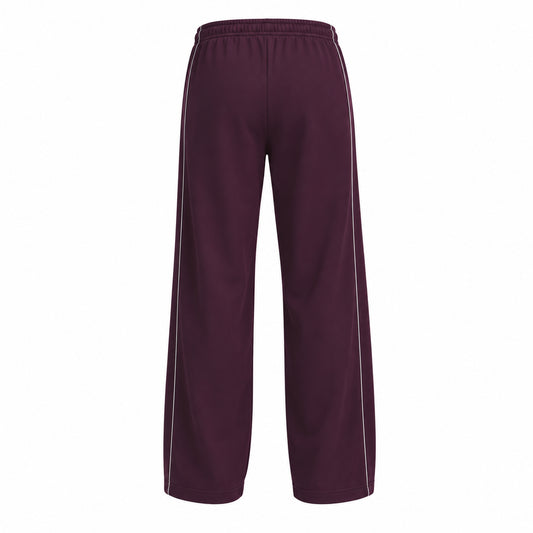 Under Armour Rival Shimmer Pant Da donna 6013561-526 – Viola, pantaloni wide leg in cotone con effetto shimmer per look sportivi e casual, ogni giorno – foto 2