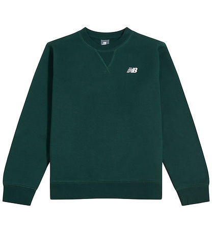 New Balance Brush Back Small Logo Crew LAKB0002-NOG | Unisex Bambino | Nordic Green