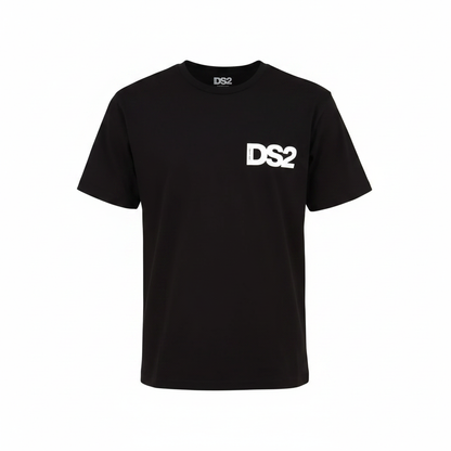 DS2 T-Shirt SS26267 manica corta colore Nero su sfondo bianco
