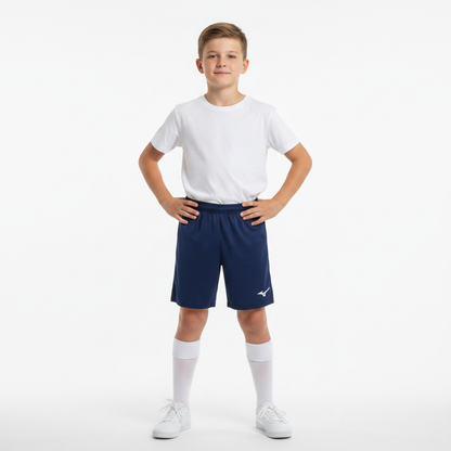 Mizuno Team Trad Shukyu Short JNR P2EB793514 indossato - Blu