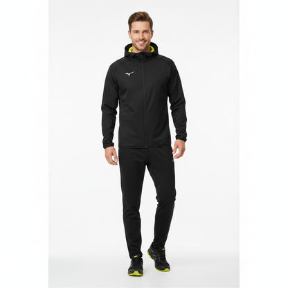 Mizuno Team MZNRB Micro Hoodie Jacket Unisex Nero