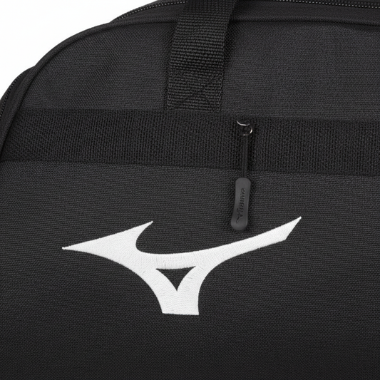 Mizuno Team Holdall Medium 33EY8W0909 - dettaglio logo e zip