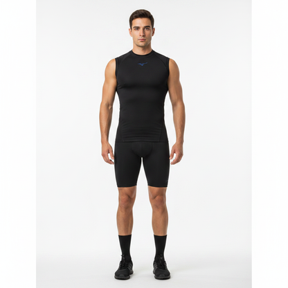 Mizuno Team Core Sleeveless Underwear 32EA704609 - Nero indossato