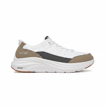 Skechers Contour Foam Cozy Fit 232619 sneaker uomo Bianco su sfondo bianco
