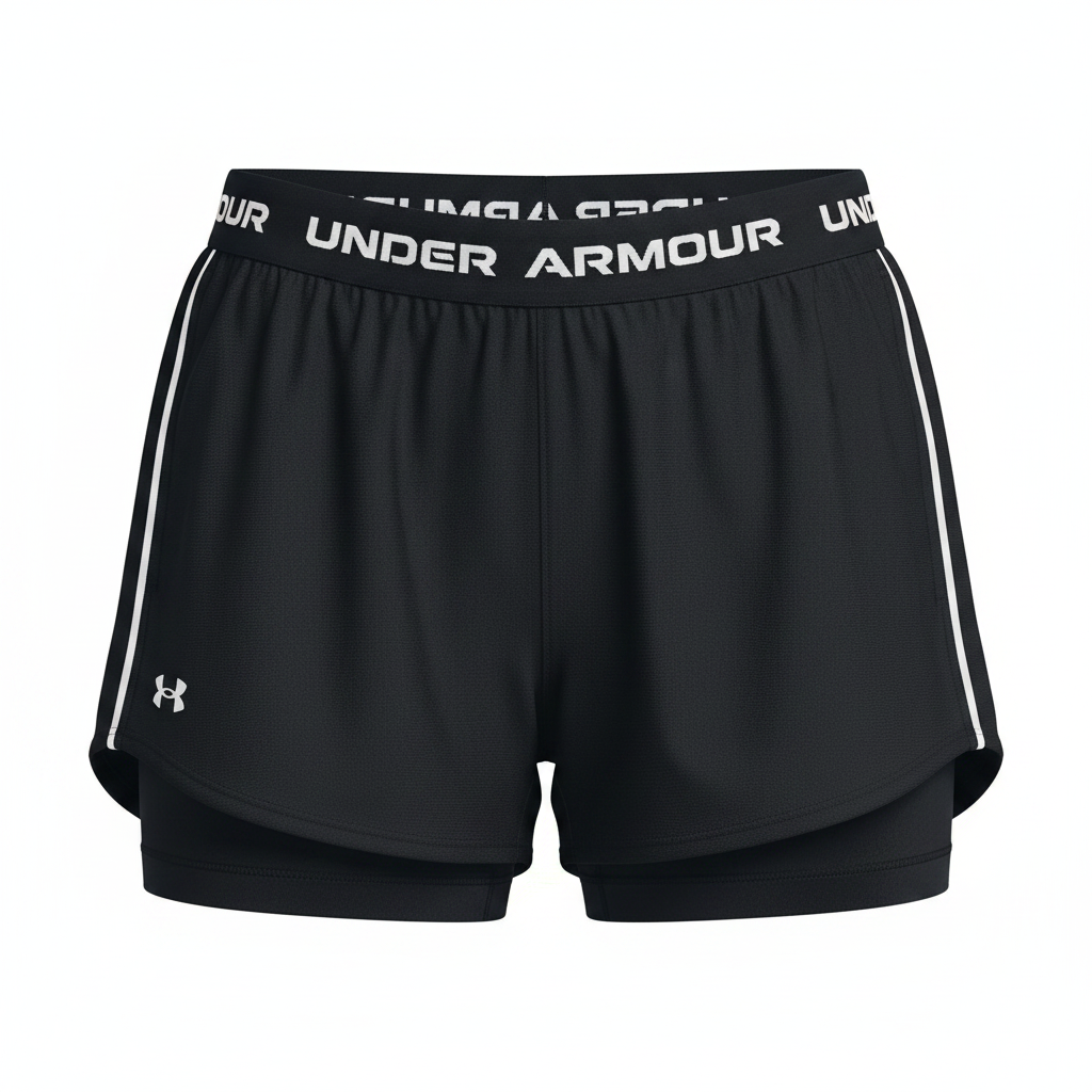 Under Armour Tech Play Up 2in1 Shorts 1389895-001 - Vista frontale