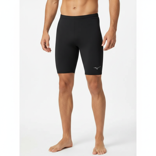 Mizuno Team MZNRB Tight pantaloncino compressione nero indossato da atleta