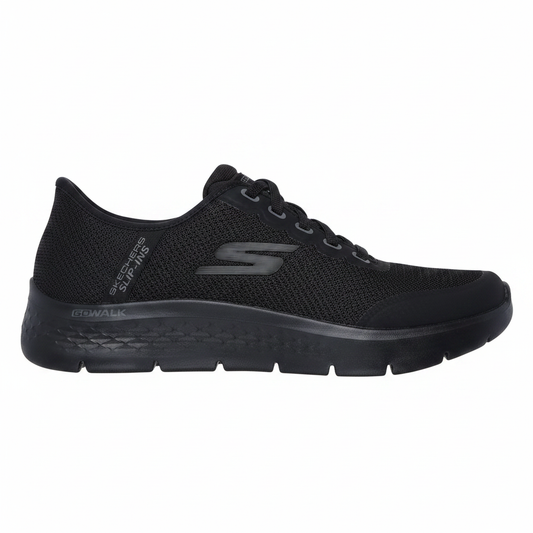 Skechers Go Walk Flex Netro 216332 sneaker walking Nero su sfondo bianco
