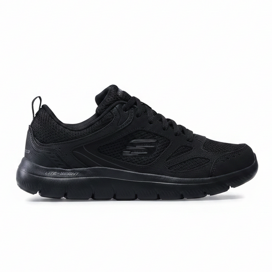 Skechers Summits South Rim 52812 sneaker uomo Nero su sfondo bianco