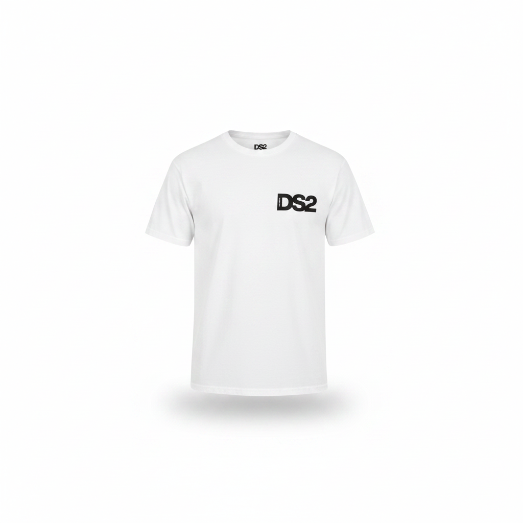 DS2 T-Shirt SS26267 manica corta colore Bianco su sfondo bianco