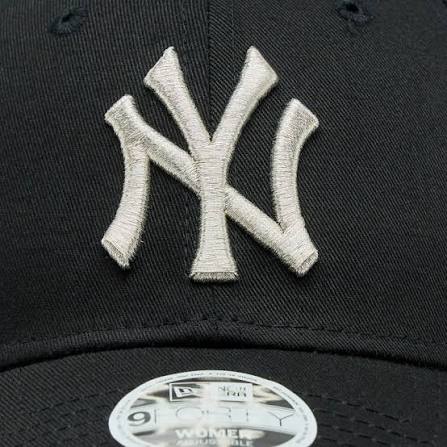 NEW ERA 9FORTY MLB NY New York
 Yankees Metallic Logo Black 60364306