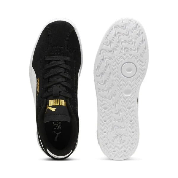 PUMA CLUB II JR PUMA BLACK-PUMA WHITE-PUMA GOLD 398886-01