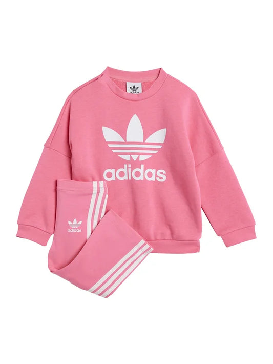 ADIDAS AOR LOOSE CREW SET PNKFUS JY1109