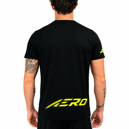 Babolat Aero Cotton Tee 4US26441W-2000 – Nero