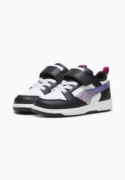 PUMA REBOUND V6 LO BOUNCY SKY AC+ INF PUMA WHITE-MAGENTA GLEAM-PUMA BLACK 399651-01