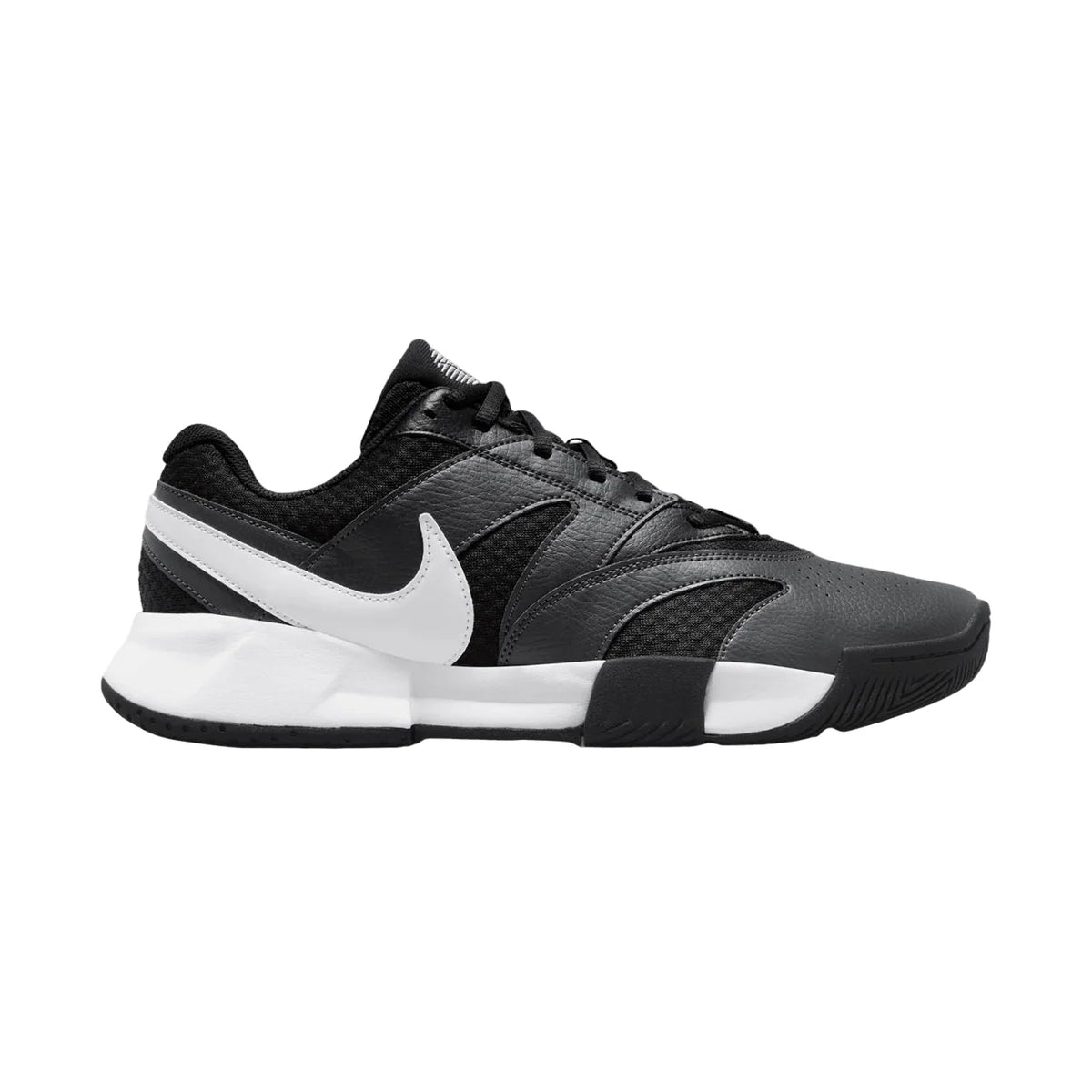 Nike Court Lite 4 HC – Scarpe da tennis unisex nero in ecopelle e mesh – FD6574-001