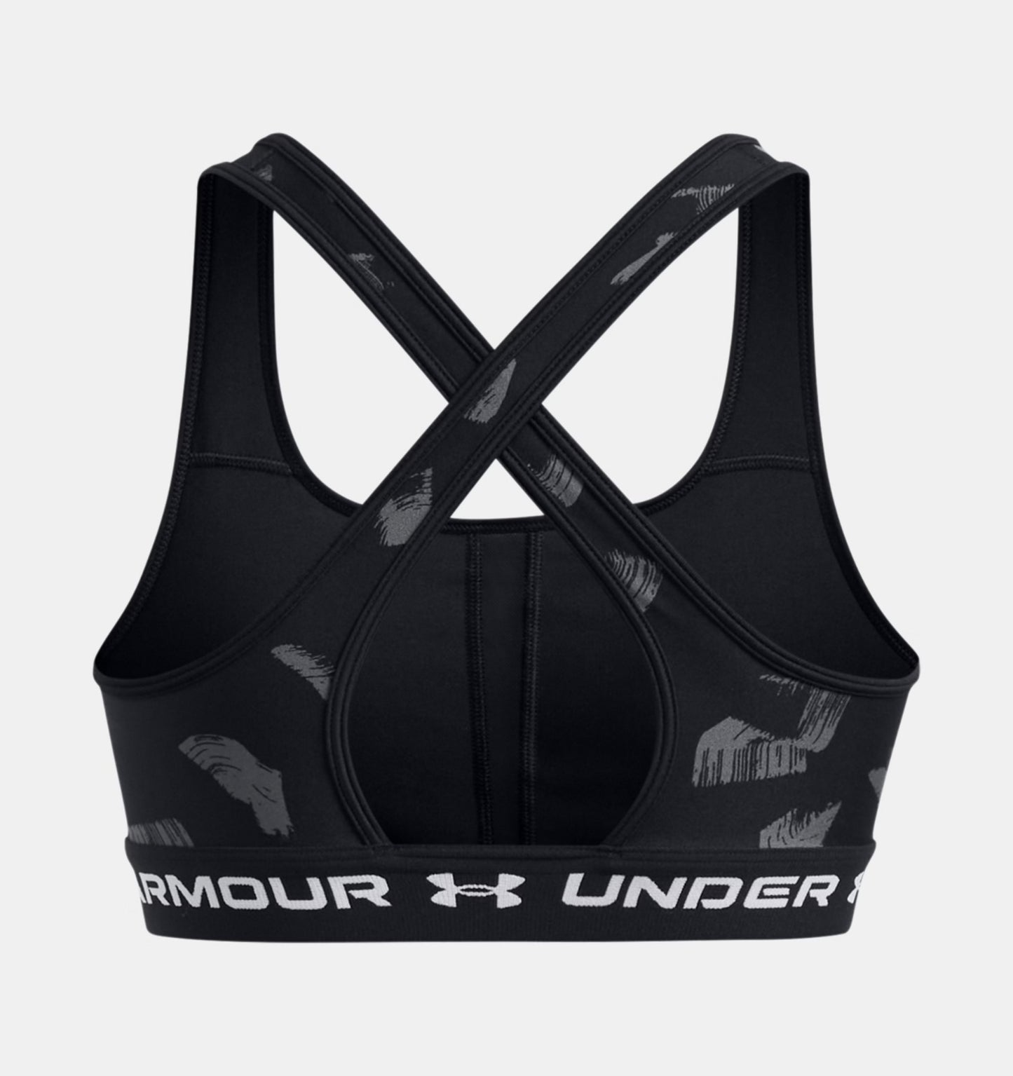 UNDER ARMOUR CROSSBACK MID PRINT BLACK 1361042-009