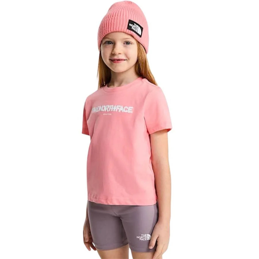 The North Face Kid Bubble Logo Legging Set Fucsia