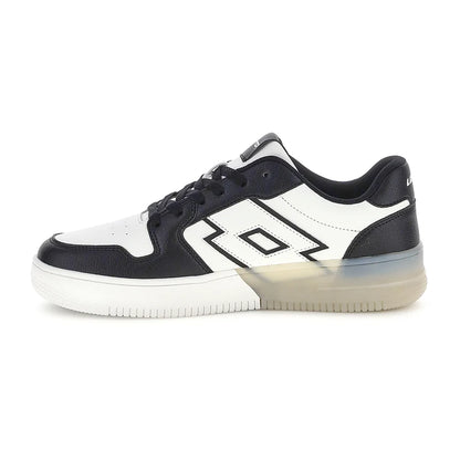 Lotto Cavaliers AMF – Sneaker Uomo Court in Ecopelle | Bianco/Nero