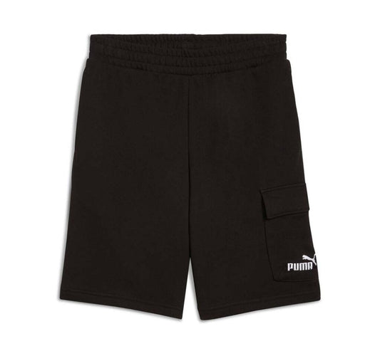 PUMA ESS NO. 1 LOGO CARGO SHORTS 10” TR BLACK 682662-01