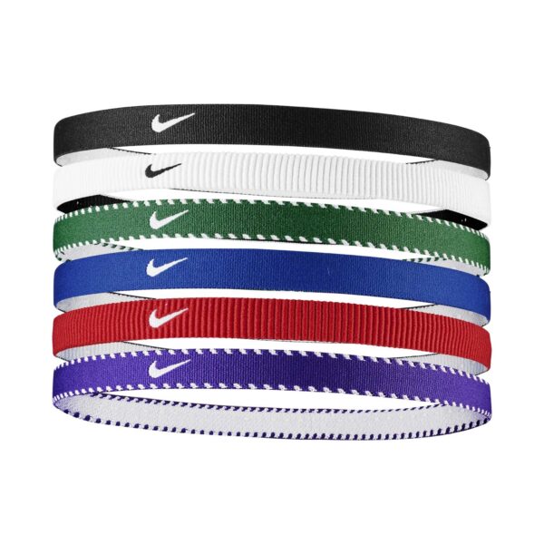 NIKE CLASSIC HEADBANDS 6PK GR/UR/WH N1011927475OS