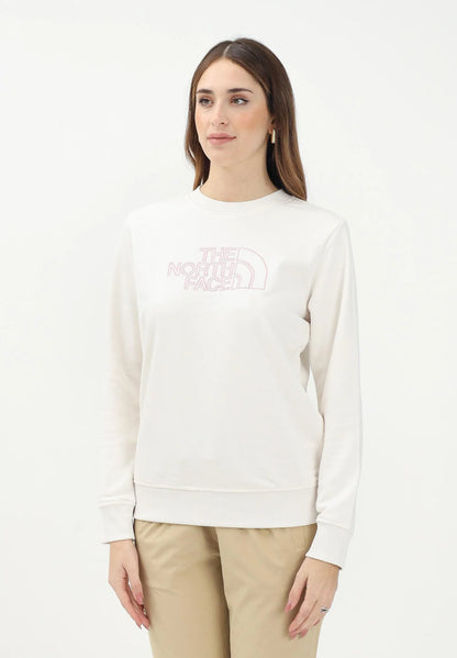 THE NORTH FACE W DREW PEAK LIGHT CREW WHITE DUNE/METAL PINK NF0A8C1EATW1