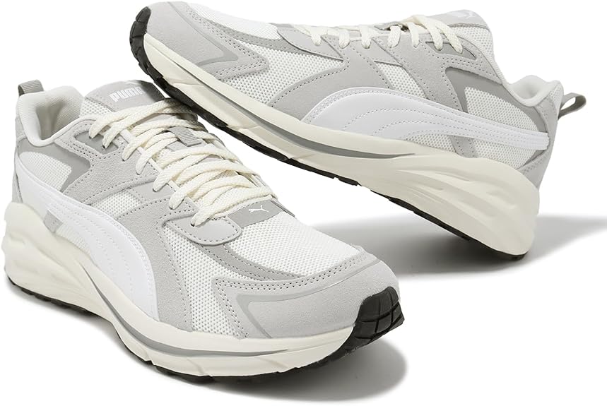 PUMA HYPNOTIC LS WARM WHITE-PUMA WHITE-GLACIAL GRAY 395295-03