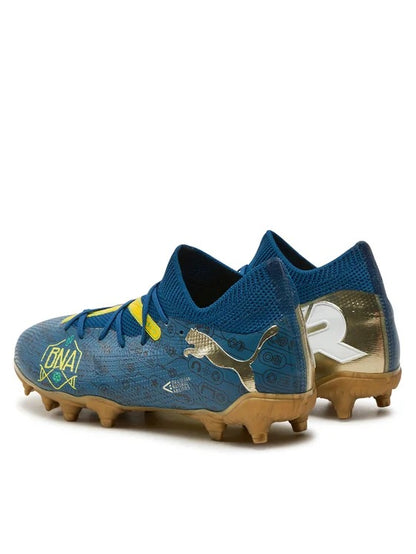 PUMA FUTURE 7 MATCH BNA FG/AG JR SAILING BLUE-MARINE BLUE-PELÉ YELLOW-GRASSY GREEN-GOLD 108083-01