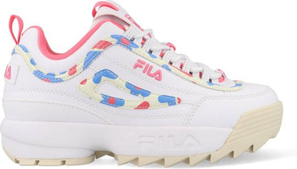 FILA DISRUPTOR F KIDS WHITE-PINK LEMONADE FFK0115-13306