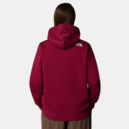 THE NORTH FACE W DREW PEAK PULLOVER HOODIE BEETROOT NF0A89EH1IX1