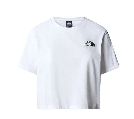 THE NORTH FACE W SIMPLE DOME CROPPED SLIM TEE TNF WHITE NF0A87U4FN41