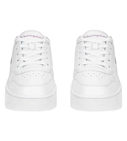 CHAMPION RD18 PLATFORM GLITTER G GS LOW CUT SHOE WHT/PINK S32872-WW010