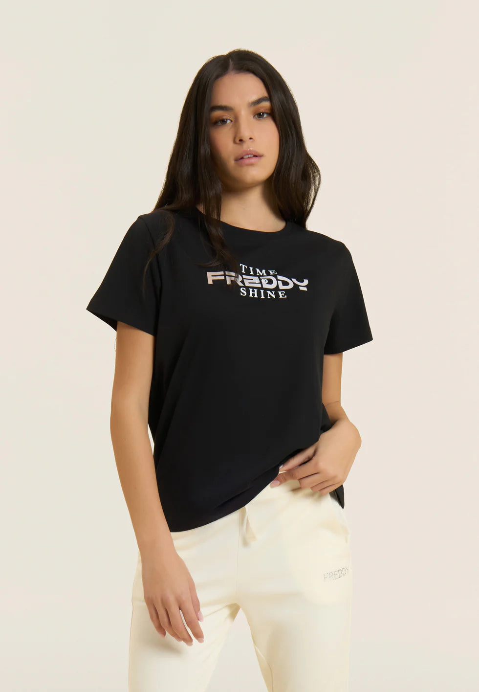 FREDDY T-SHIRT MANICA CORTA DONNA S26WCRT3-N