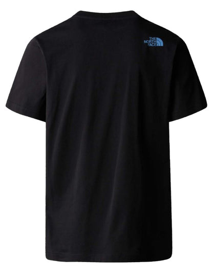 THE NORTH FACE M S/S MOUNTAIN LINE TEE TNF BLACK NF0A87NTJK31