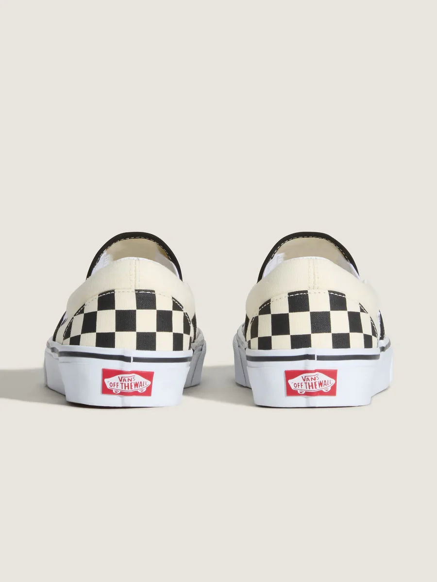 VANS Classic Slip-On BLK&WHTCHCKERBOARD/WHT VN000D35BWW1