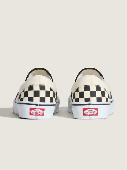 VANS Classic Slip-On BLK&WHTCHCKERBOARD/WHT VN000D35BWW1