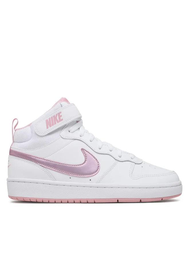 NIKE COURT BOROUGH MID 2 WHITE/PINK GLAZE CD7782-105