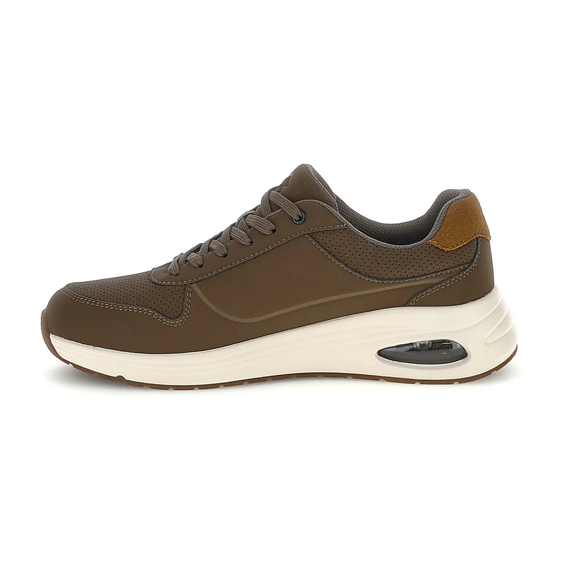 Lotto Aura AMF – Sneaker Running Uomo in Nabuk con Ammortizzazione | Marrone